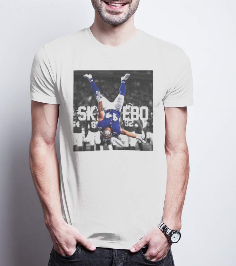 Cam Skattebo Backflip New York Giants NFL Football 2025 T-Shirt