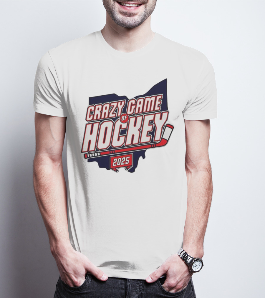 Crazy Game Of Hockey 2025 T-Shirt