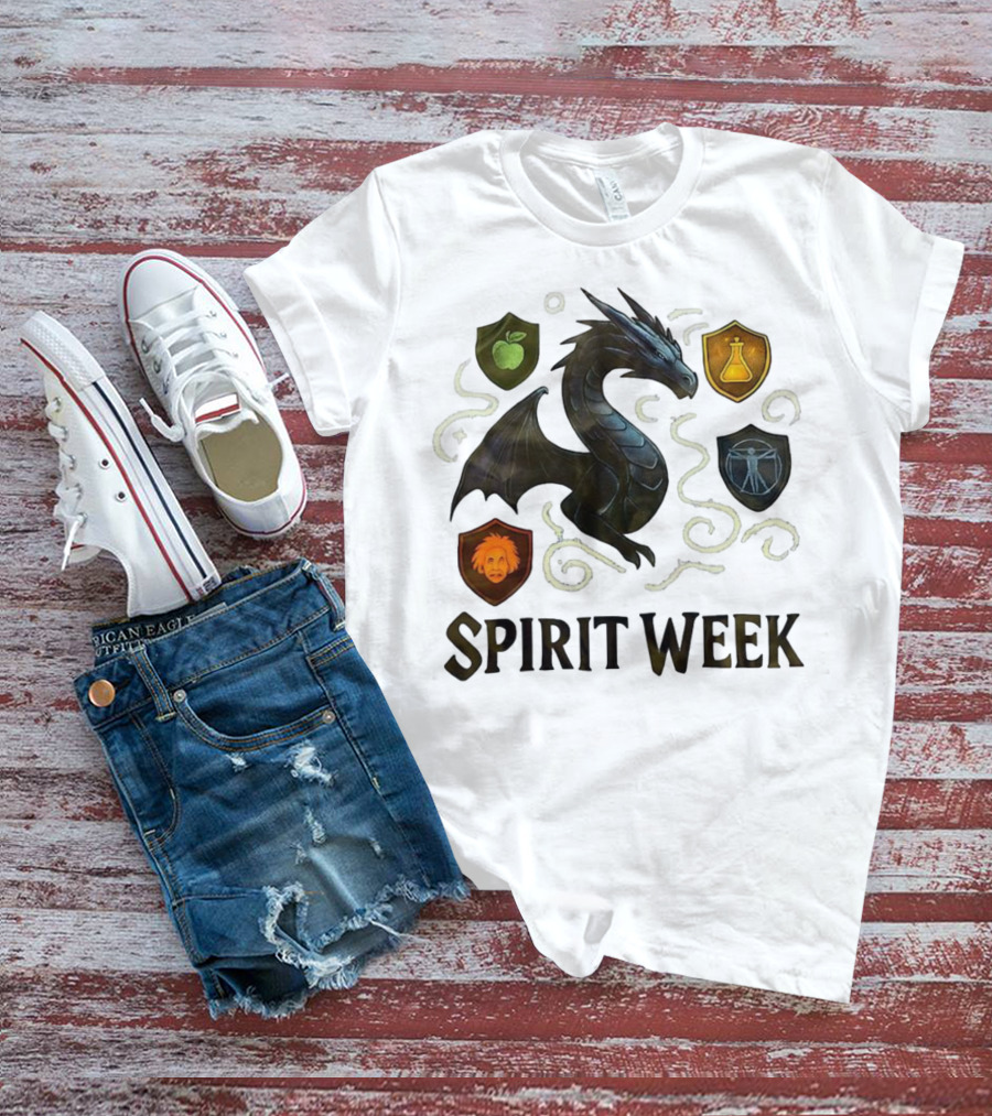 Dragon Shield Icons Spirit Week Design T-Shirt