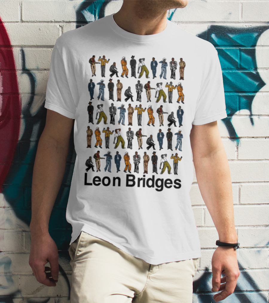 Leon Bridges Dance Poses Collection T-Shirt