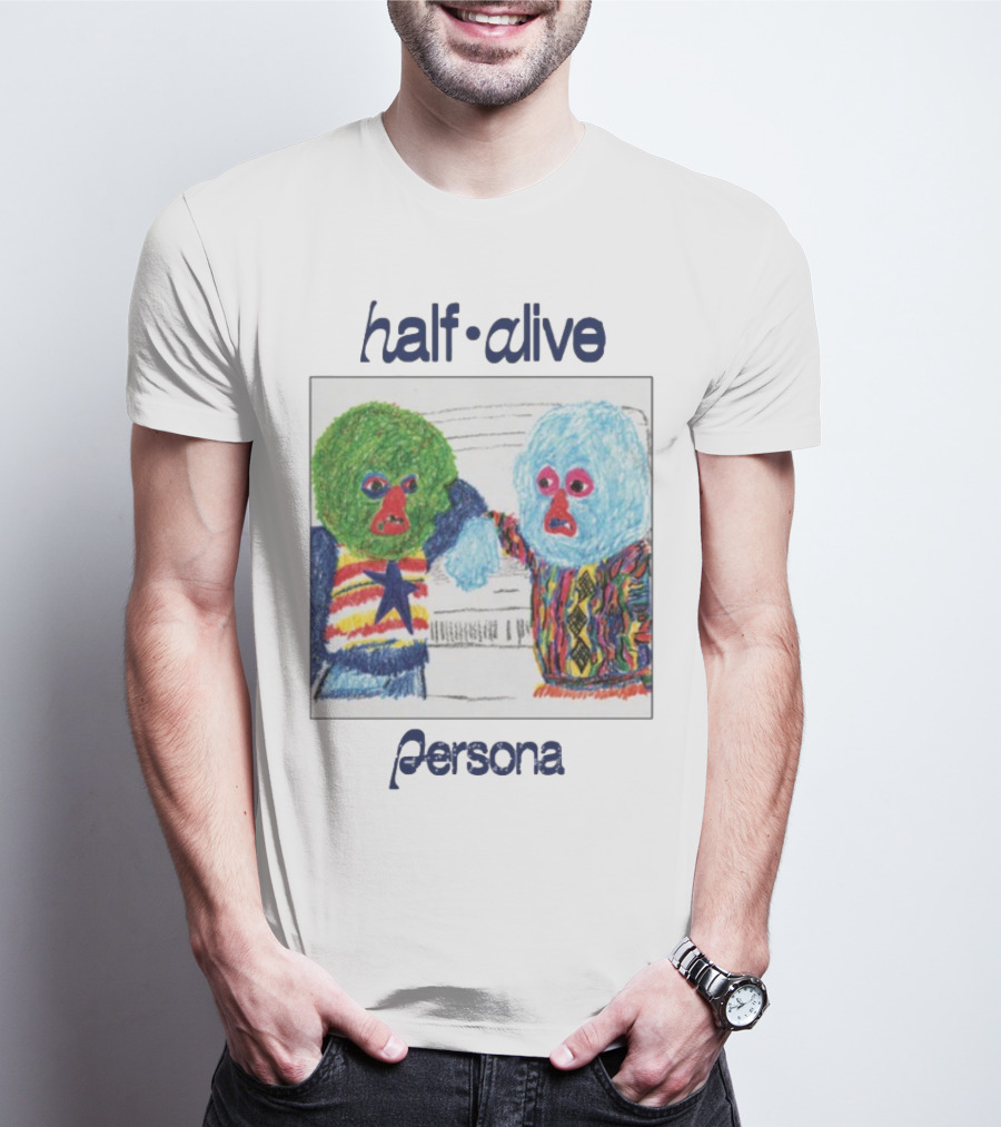 Half Alive Persona Crayon Art Duo T-Shirt