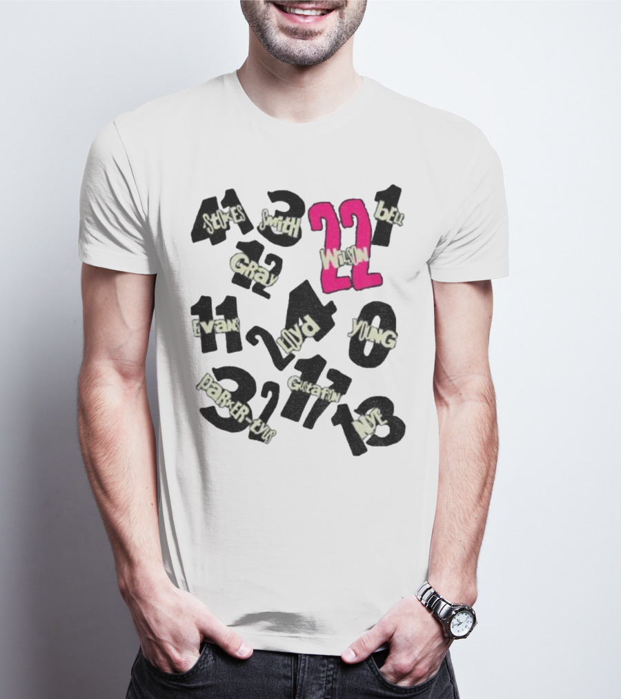 Las Vegas Aces 2022-23-25 World Champions Lloyd Wilson Young Parker Bell Stokes Smith Gray Plum Evans T-Shirt