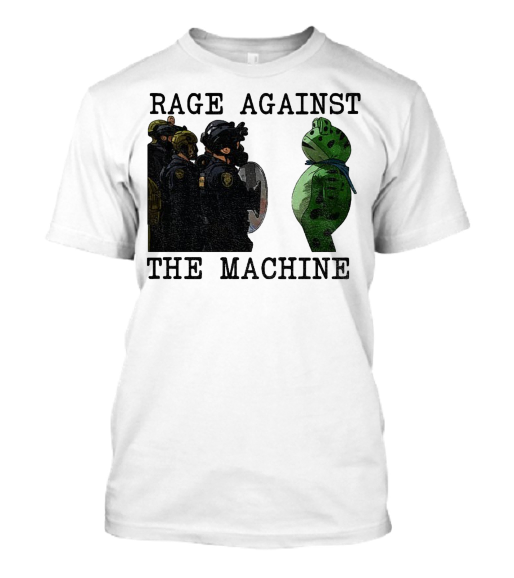 Rage Against The Machine Portland Frog Protest Poland 2025 Political T-Shirt