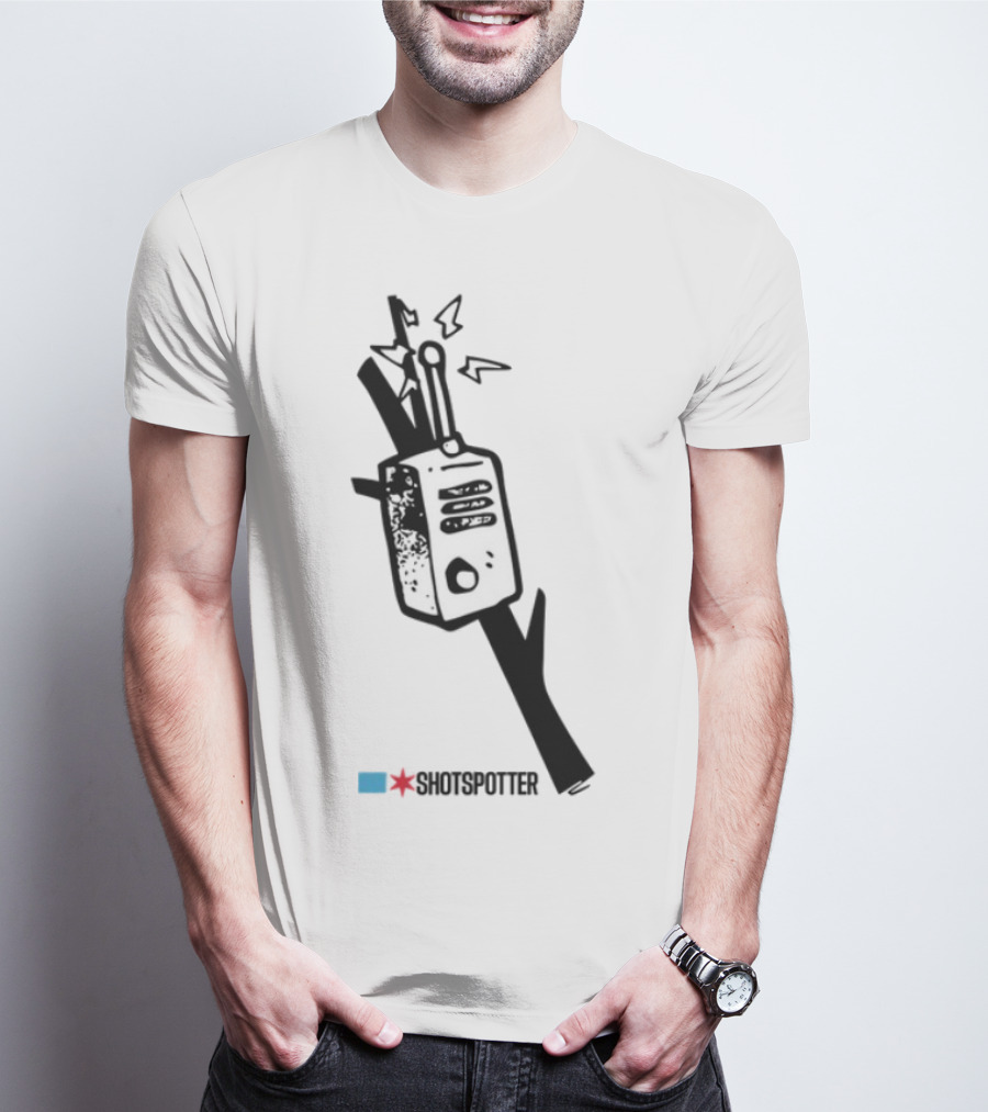 Raymondalopez Walkie-Talkie Shotspotter Image T-Shirt