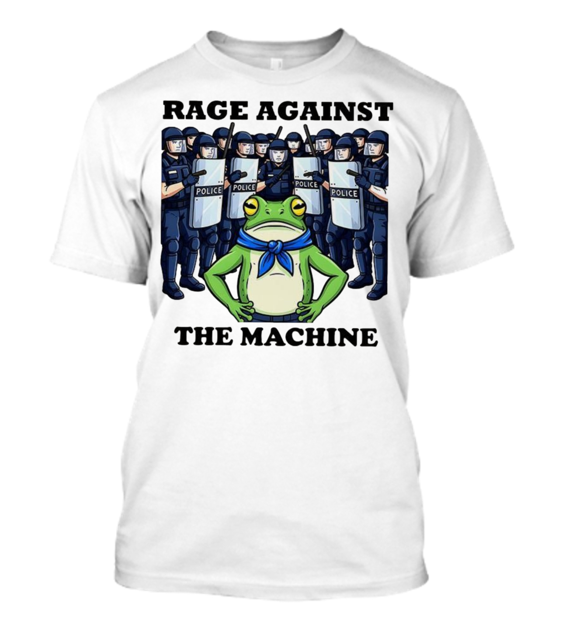 Rage Against The Machine Frog Police Standoff T-Shirt