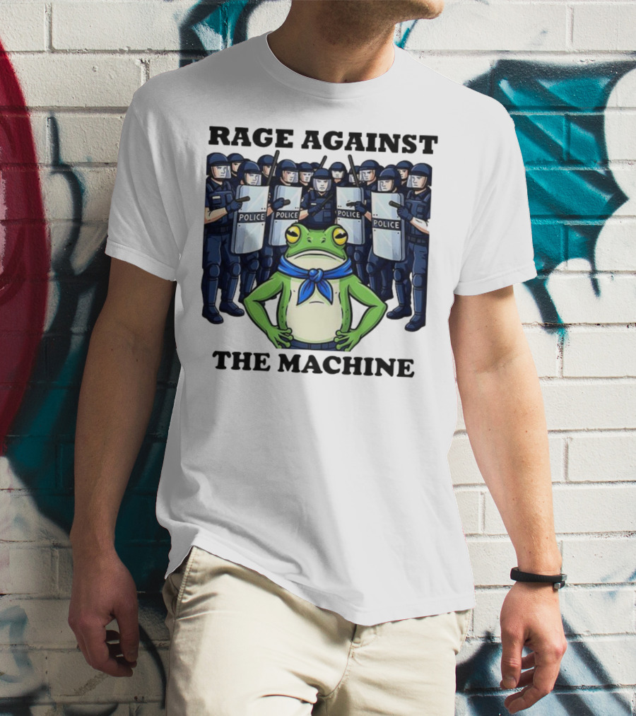 Rage Against The Machine Frog Police Standoff T-Shirt