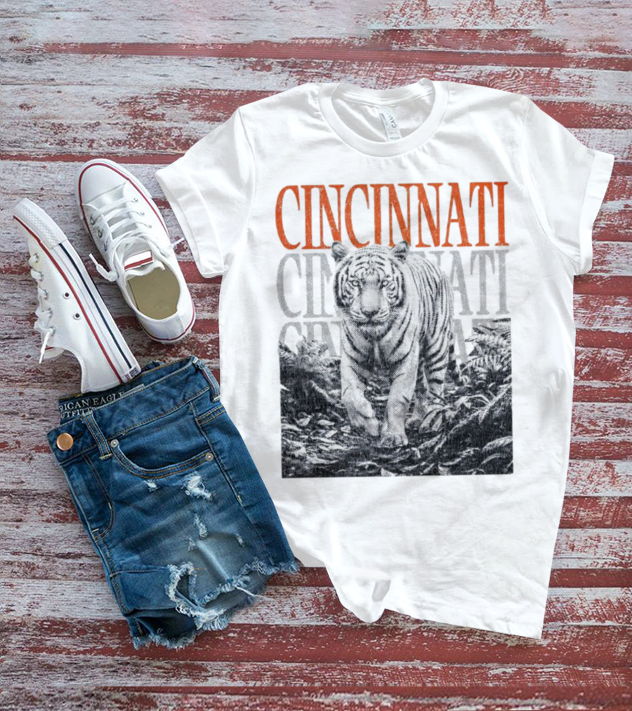 Cincinnati Bengals Tiger Fan Team Spirit T-Shirt