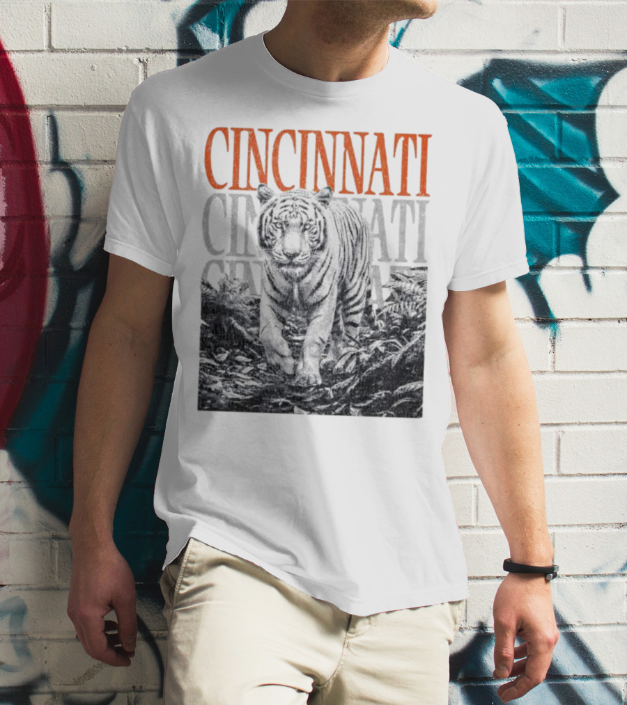 Cincinnati Bengals Tiger Fan Team Spirit T-Shirt