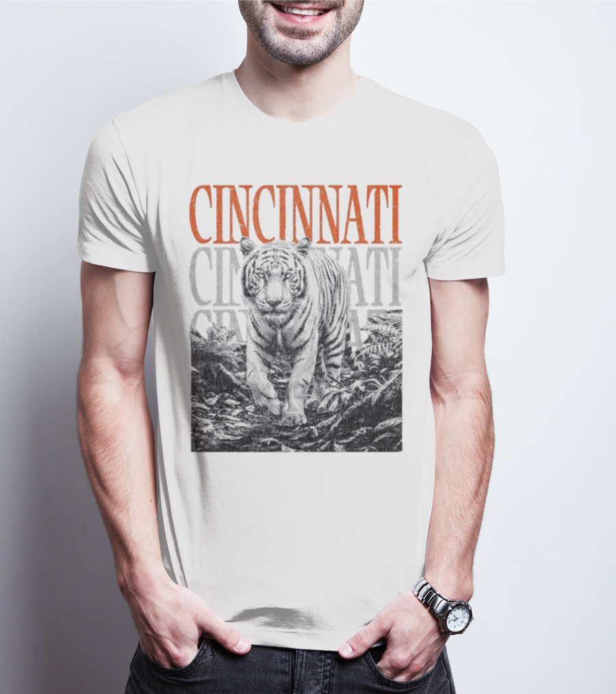 Cincinnati Bengals Tiger Fan Team Spirit T-Shirt