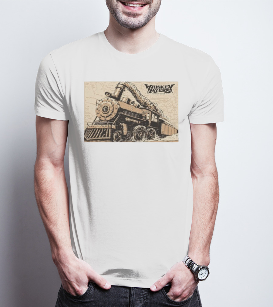 Whiskey Myers Train Greensboro NC October 10 2025 Ramblin' Since 07 T-Shirt