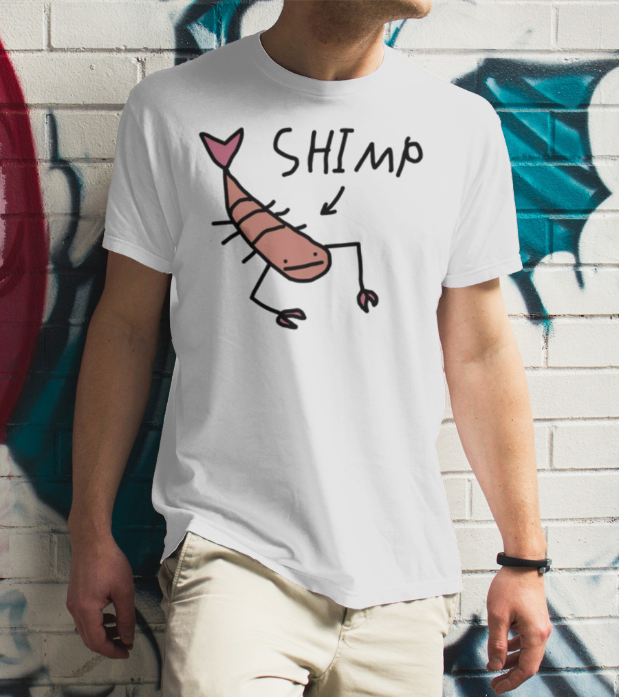 Shimp Cartoon Character Wors S T-Shirt