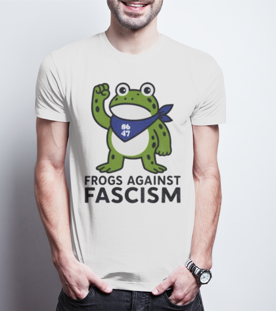 Frogs Against Fascism 86 47 Peaceful Protest Image T-Shirt