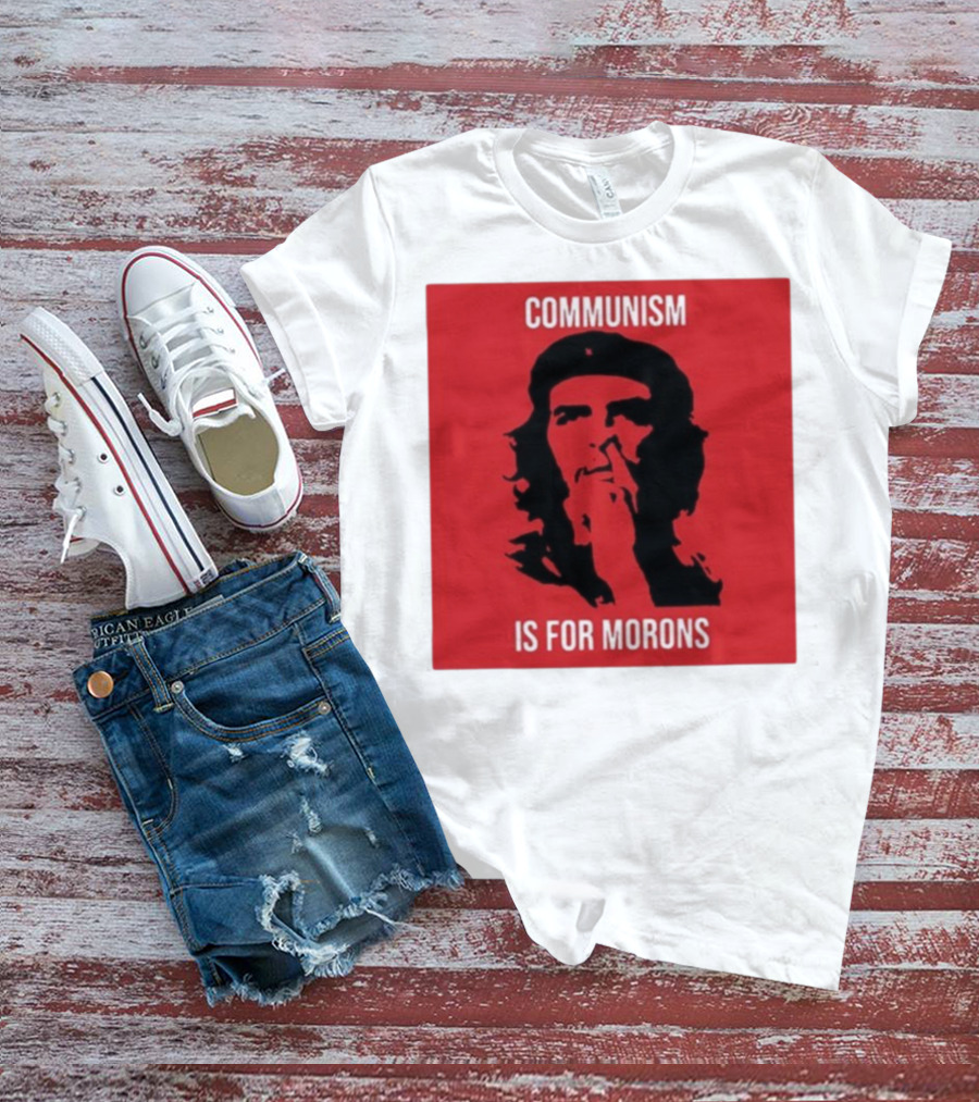 Communism Is For Morons Che Guevara Red T-Shirt