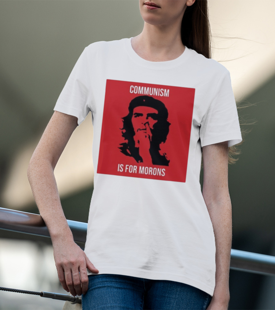 Communism Is For Morons Che Guevara Red T-Shirt