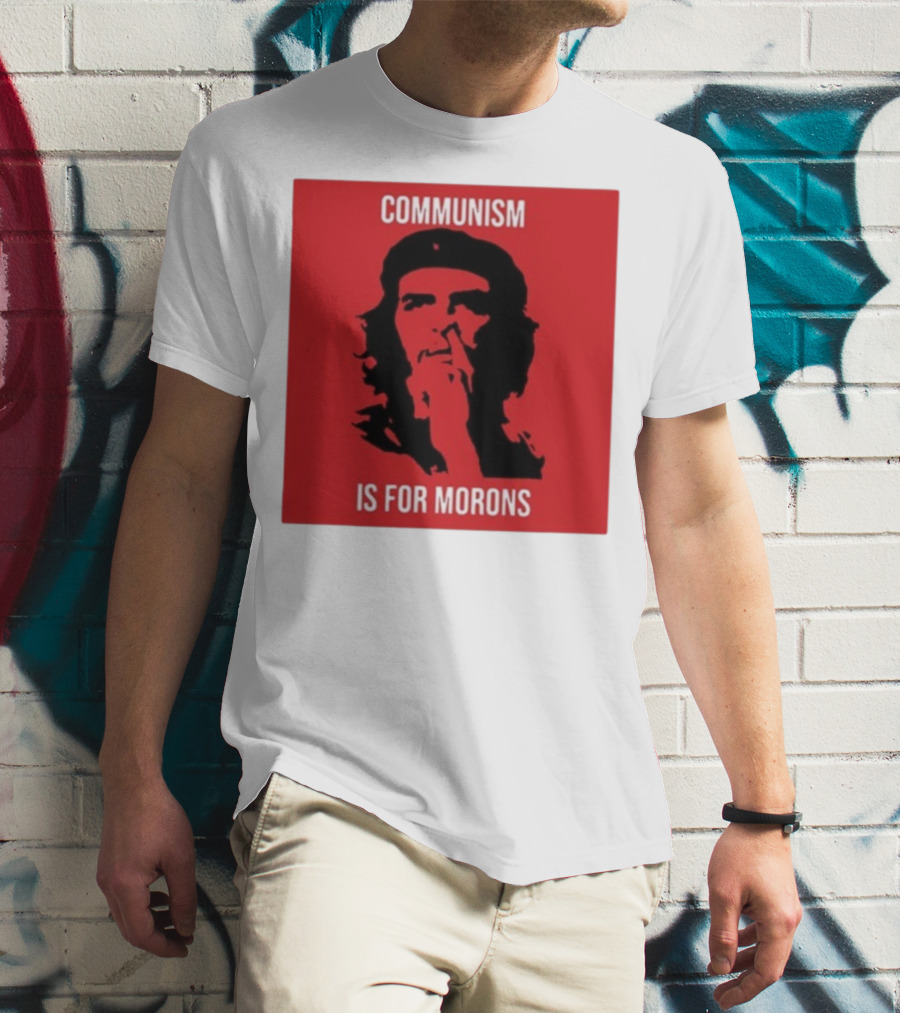 Communism Is For Morons Che Guevara Red T-Shirt