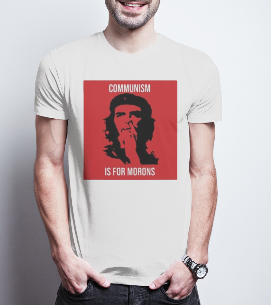 Communism Is For Morons Che Guevara Red T-Shirt