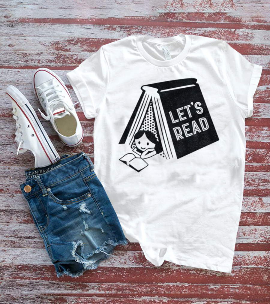 Derek Luh Let’s Read 2025 Book Tent Design T-Shirt