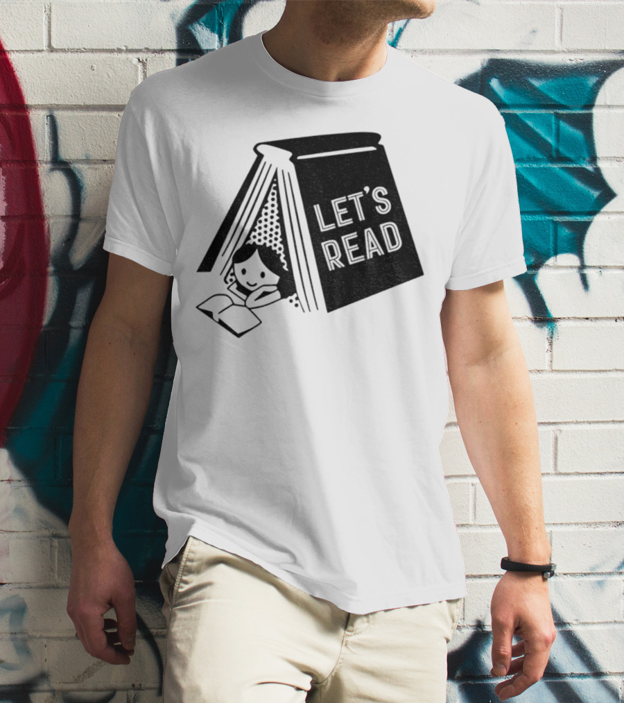 Derek Luh Let’s Read 2025 Book Tent Design T-Shirt