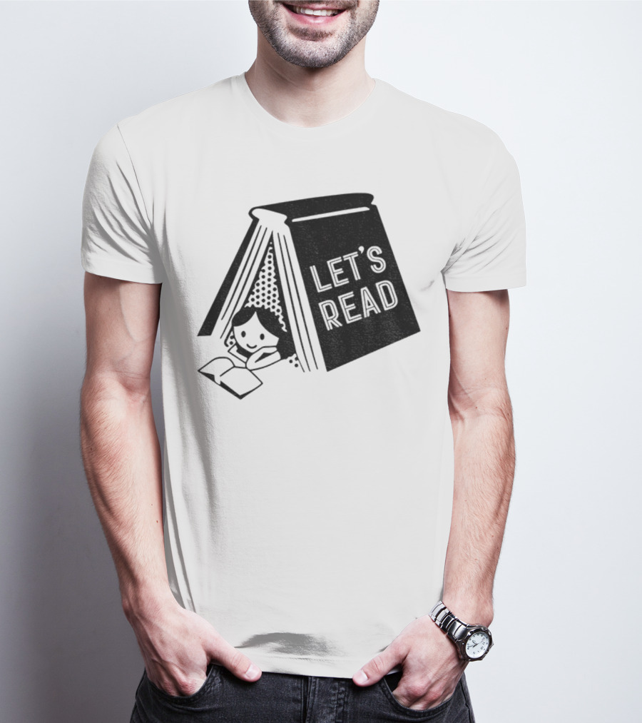 Derek Luh Let’s Read 2025 Book Tent Design T-Shirt