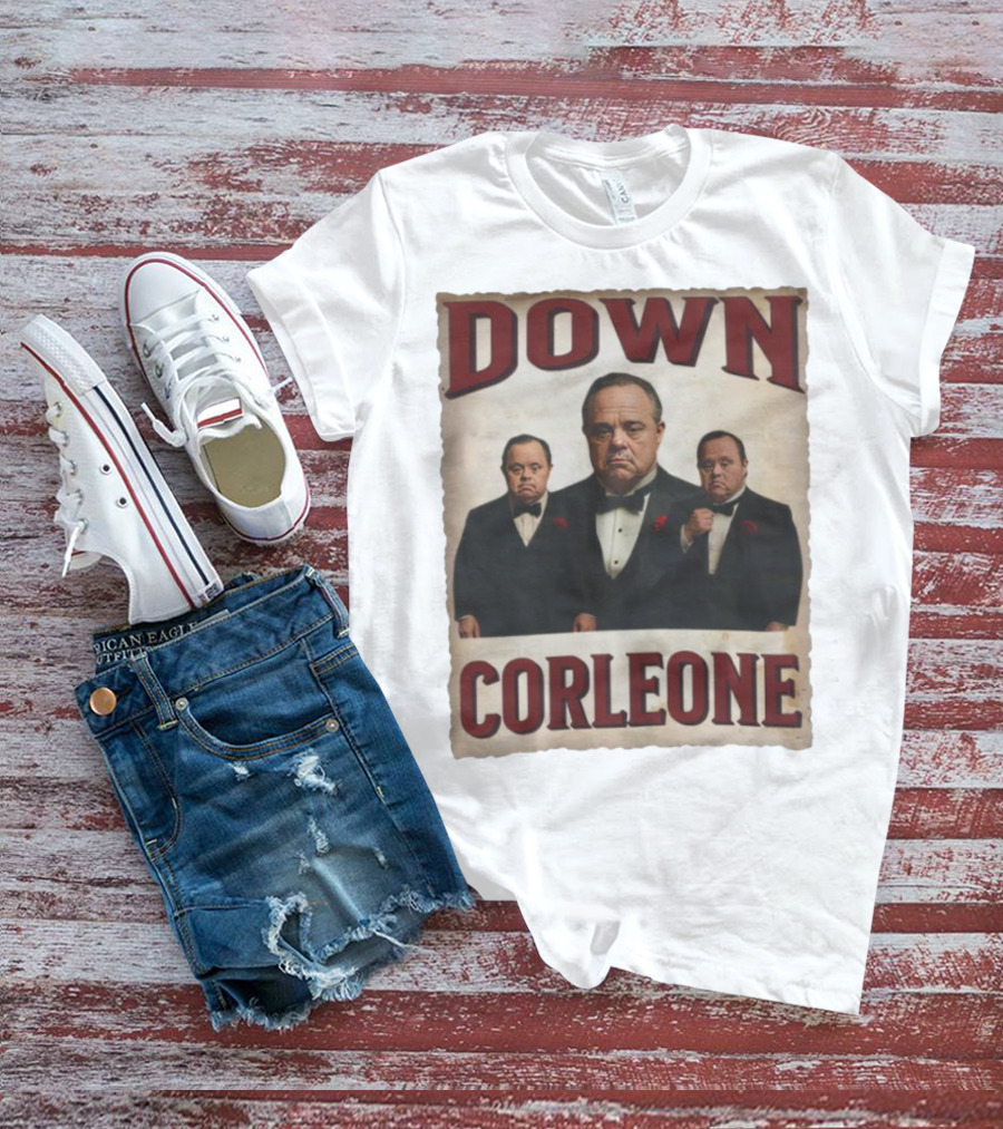 Down Corleone Funny Mafia Parody T-Shirt