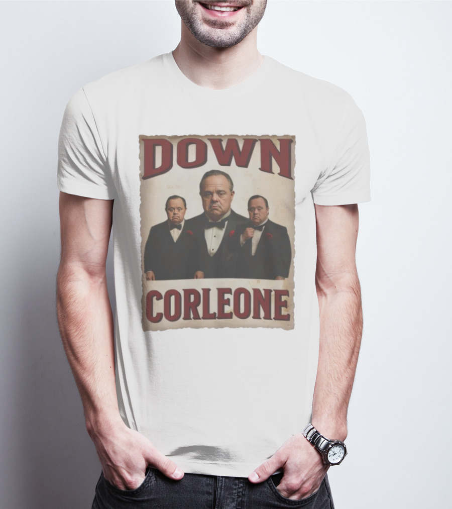 Down Corleone Funny Mafia Parody T-Shirt
