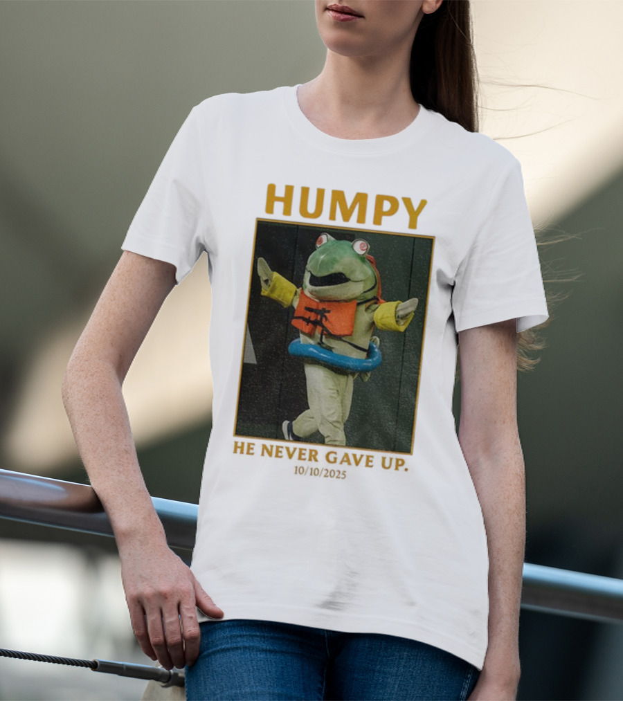Humpy Salmon He Never Gave Up Seattle Mariners MLB Baseball 10 10 2025 T-Shirt