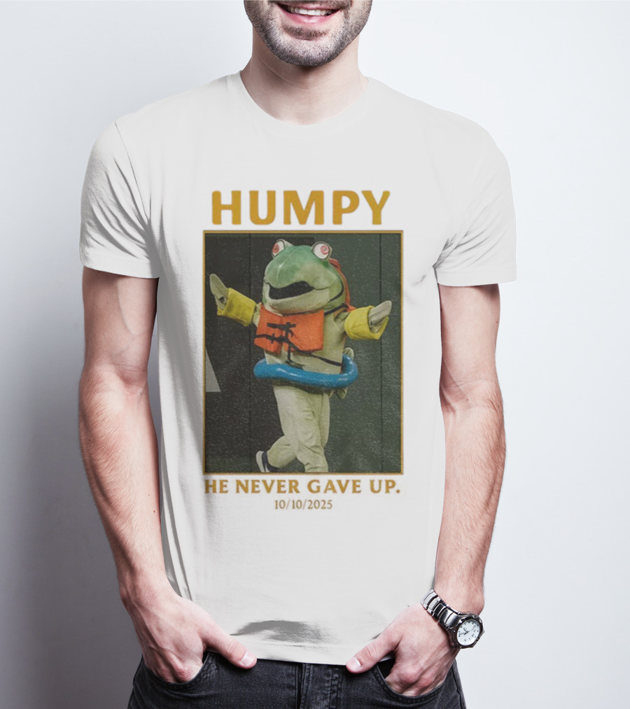 Humpy Salmon He Never Gave Up Seattle Mariners MLB Baseball 10 10 2025 T-Shirt