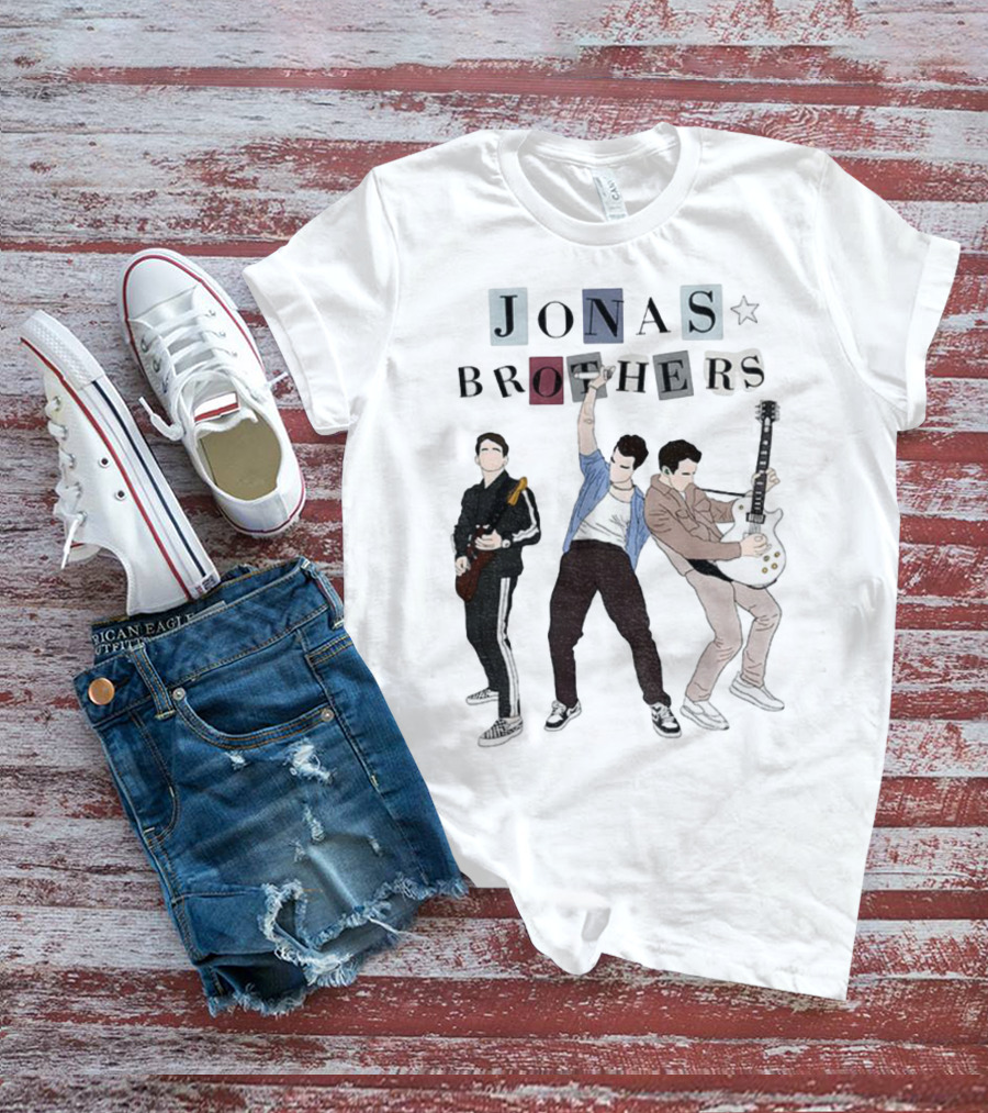 Jonas Brothers 20th Anniversary Tour Era Vintage Style T-Shirt