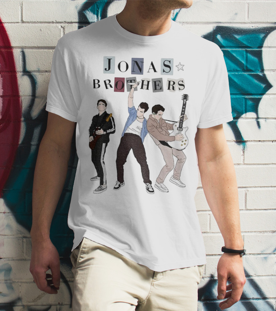 Jonas Brothers 20th Anniversary Tour Era Vintage Style T-Shirt