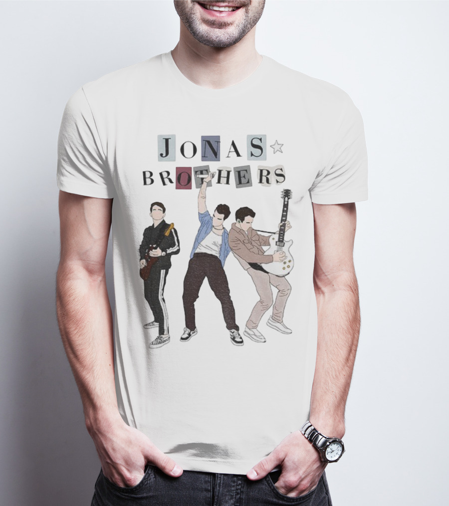 Jonas Brothers 20th Anniversary Tour Era Vintage Style T-Shirt