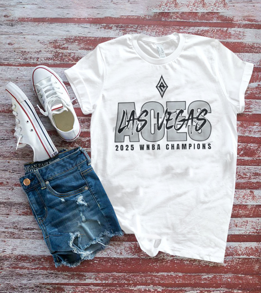 Las Vegas Aces 2025 WNBA Champions Courtside Edition T-Shirt