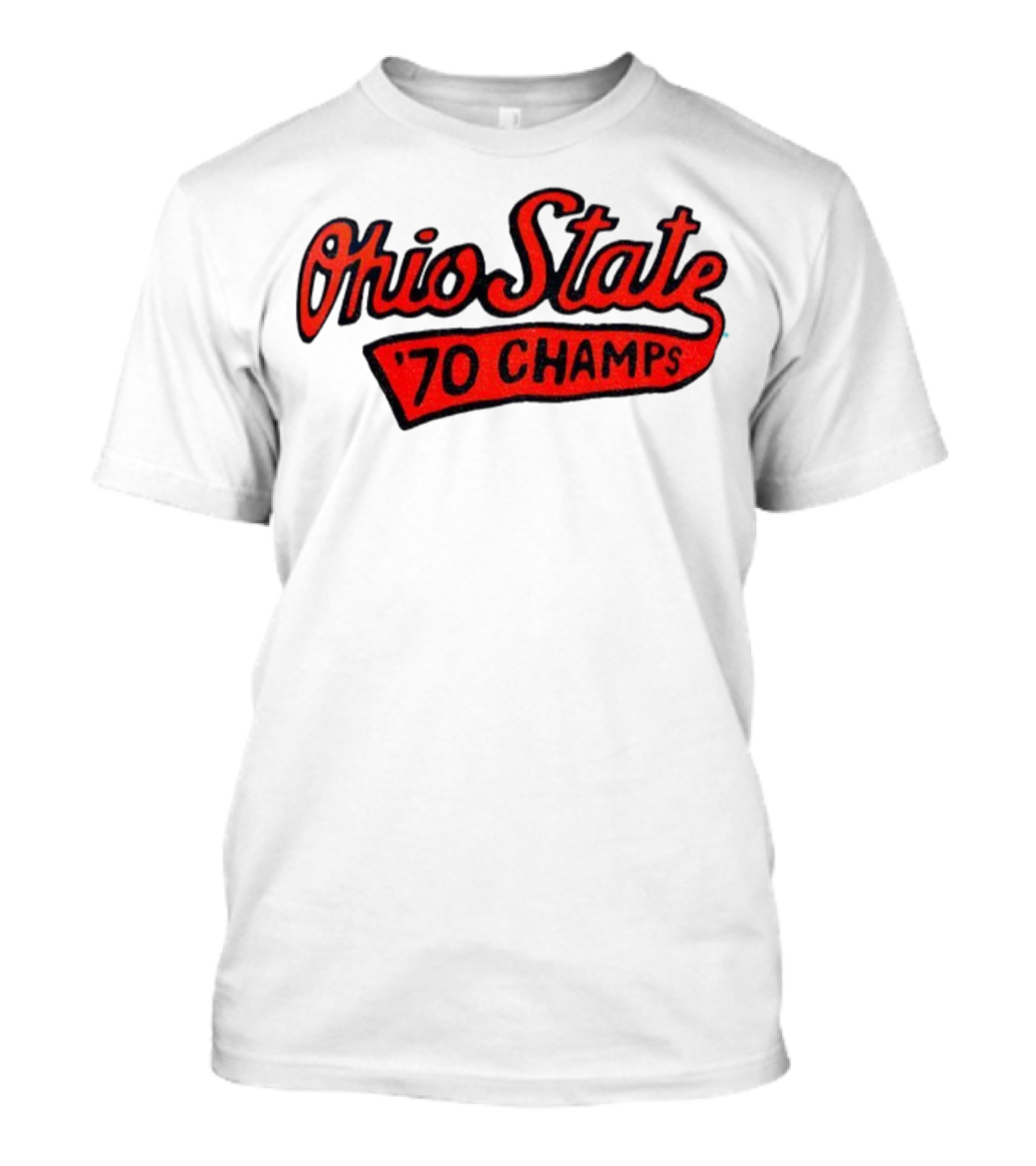 Ohio State Buckeyes Football '70 Champs Red Vintage Style T-Shirt