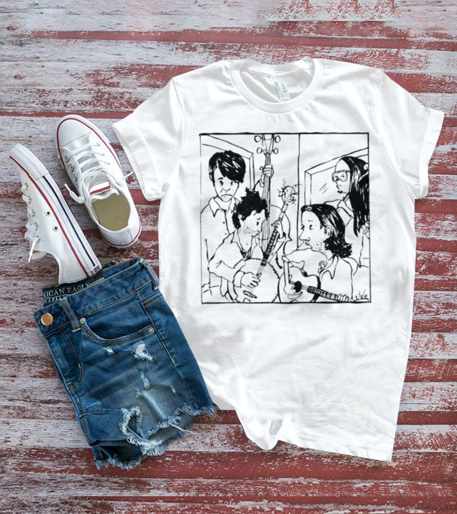The Avett Brothers Seth Sketch Portrait T-Shirt