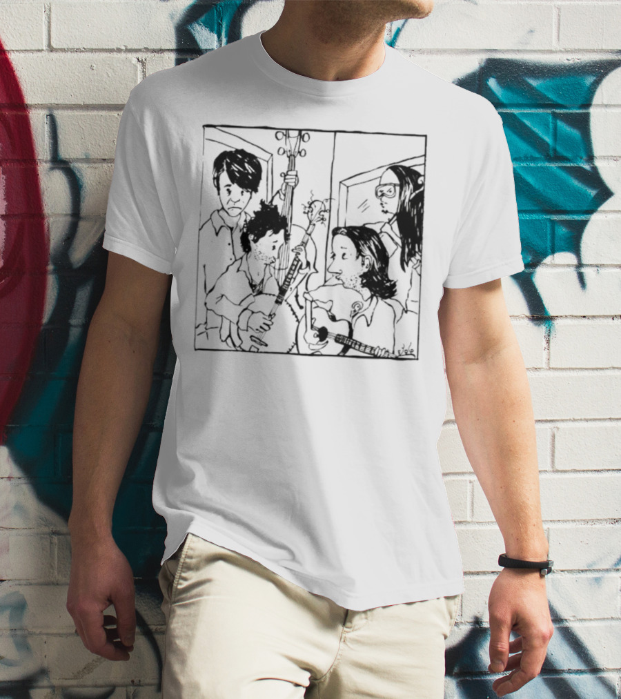 The Avett Brothers Seth Sketch Portrait T-Shirt