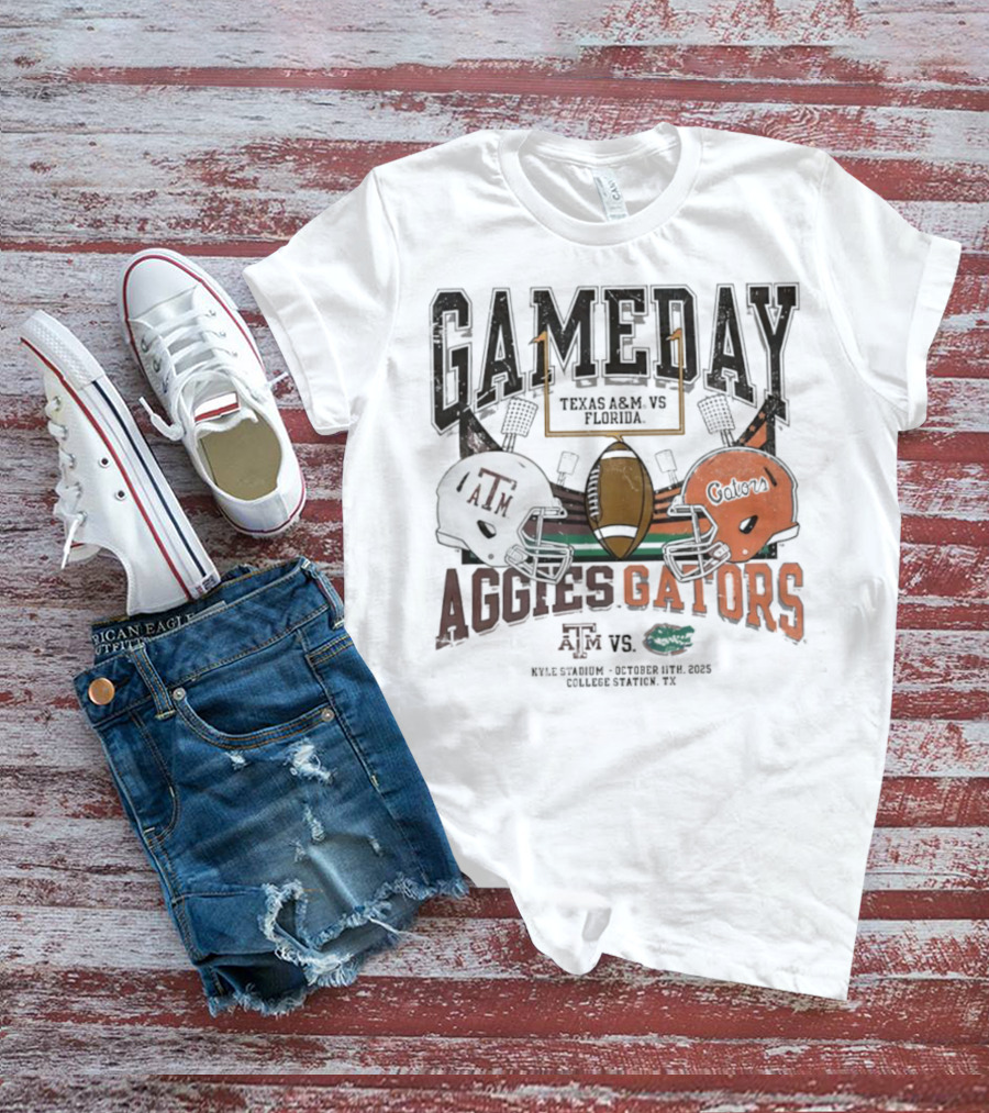 Gameday Texas A&M Aggies Vs Florida Gators Kyle Field November 5 2022 College Station TX T-Shirt