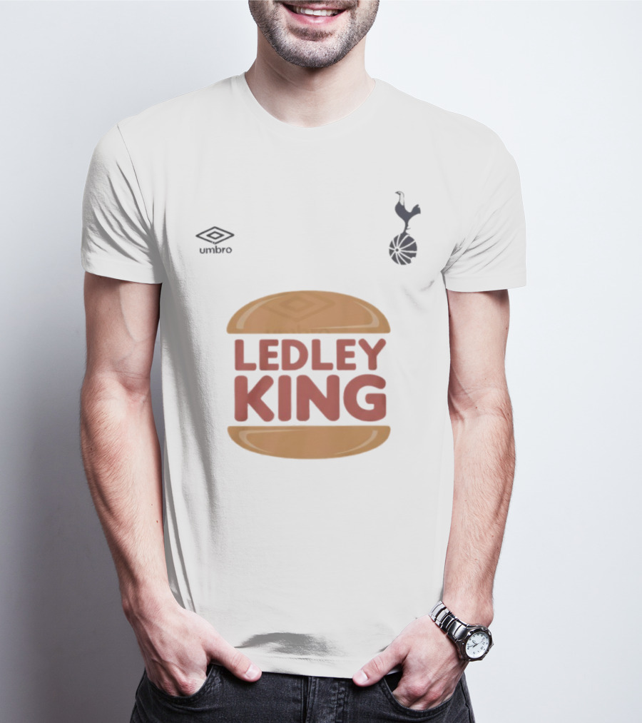 Tottenham Hotspur Umbro Ledley King Burger Logo T-Shirt