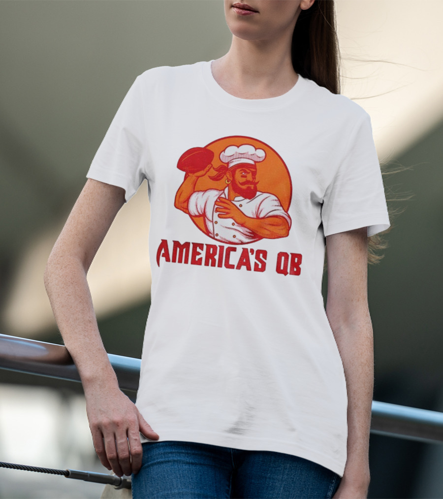 Baker Mayfield America's QB Chef Tampa Bay Buccaneers Football T-Shirt