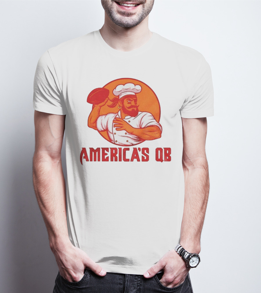 Baker Mayfield America's QB Chef Tampa Bay Buccaneers Football T-Shirt