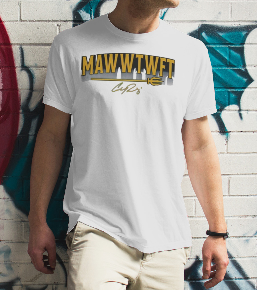 Cal Raleigh Seattle Mariners MAWWTWFT Trident Signature T-Shirt