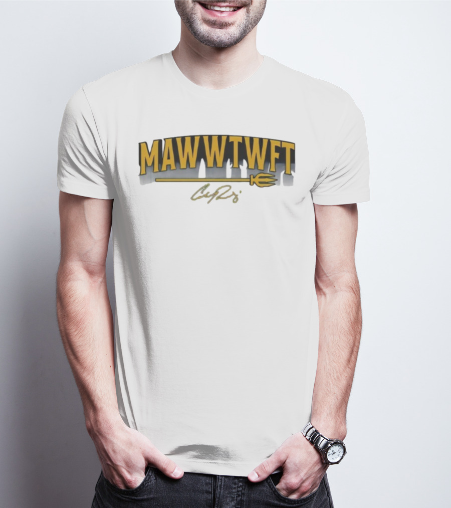 Cal Raleigh Seattle Mariners MAWWTWFT Trident Signature T-Shirt