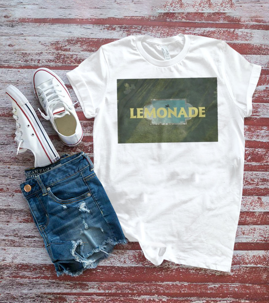 Louis Tomlinson Lemonade Aesthetic Pool Aerial View T-Shirt