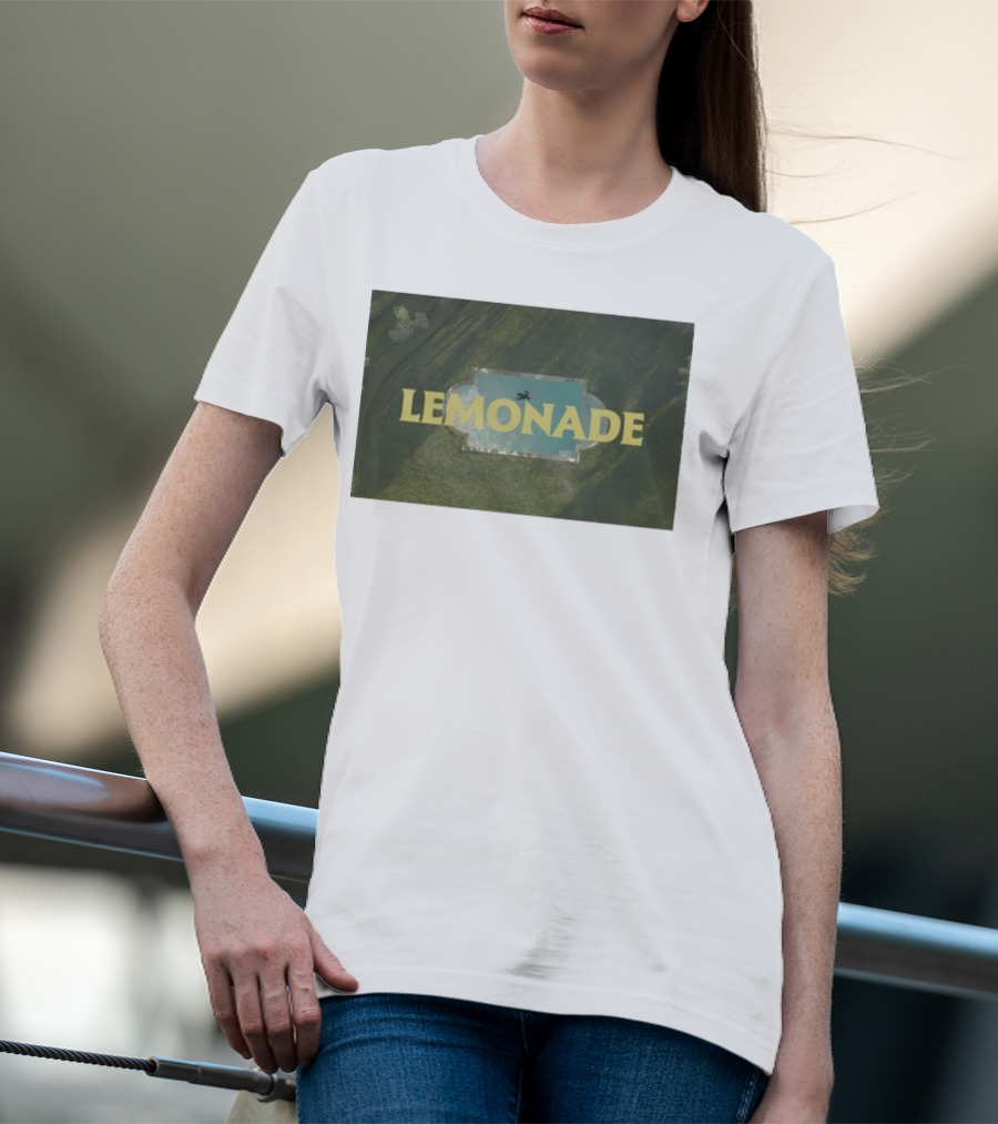 Louis Tomlinson Lemonade Aesthetic Pool Aerial View T-Shirt
