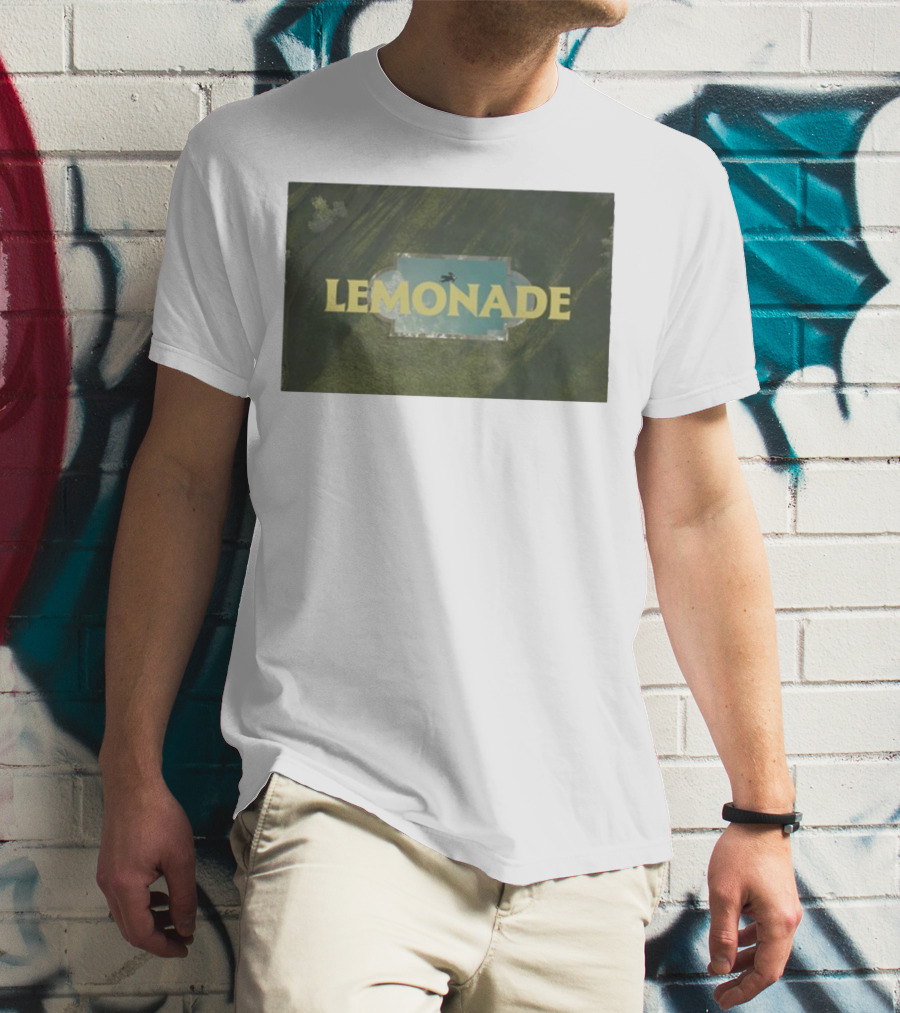 Louis Tomlinson Lemonade Aesthetic Pool Aerial View T-Shirt