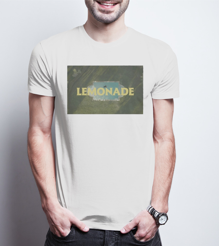 Louis Tomlinson Lemonade Aesthetic Pool Aerial View T-Shirt
