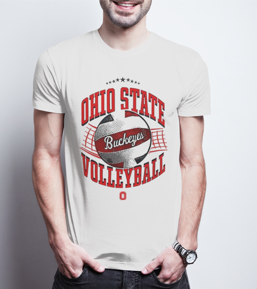 Ohio State Buckeyes Volleyball Vintage Retro Style T-Shirt