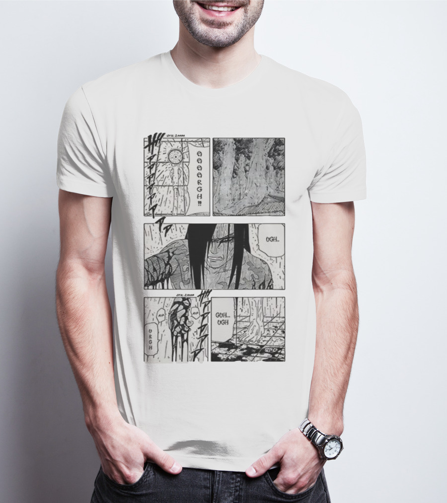 Orochimaru Legendary Sannin Manga Panels Ugh Aaargh Moments T-Shirt
