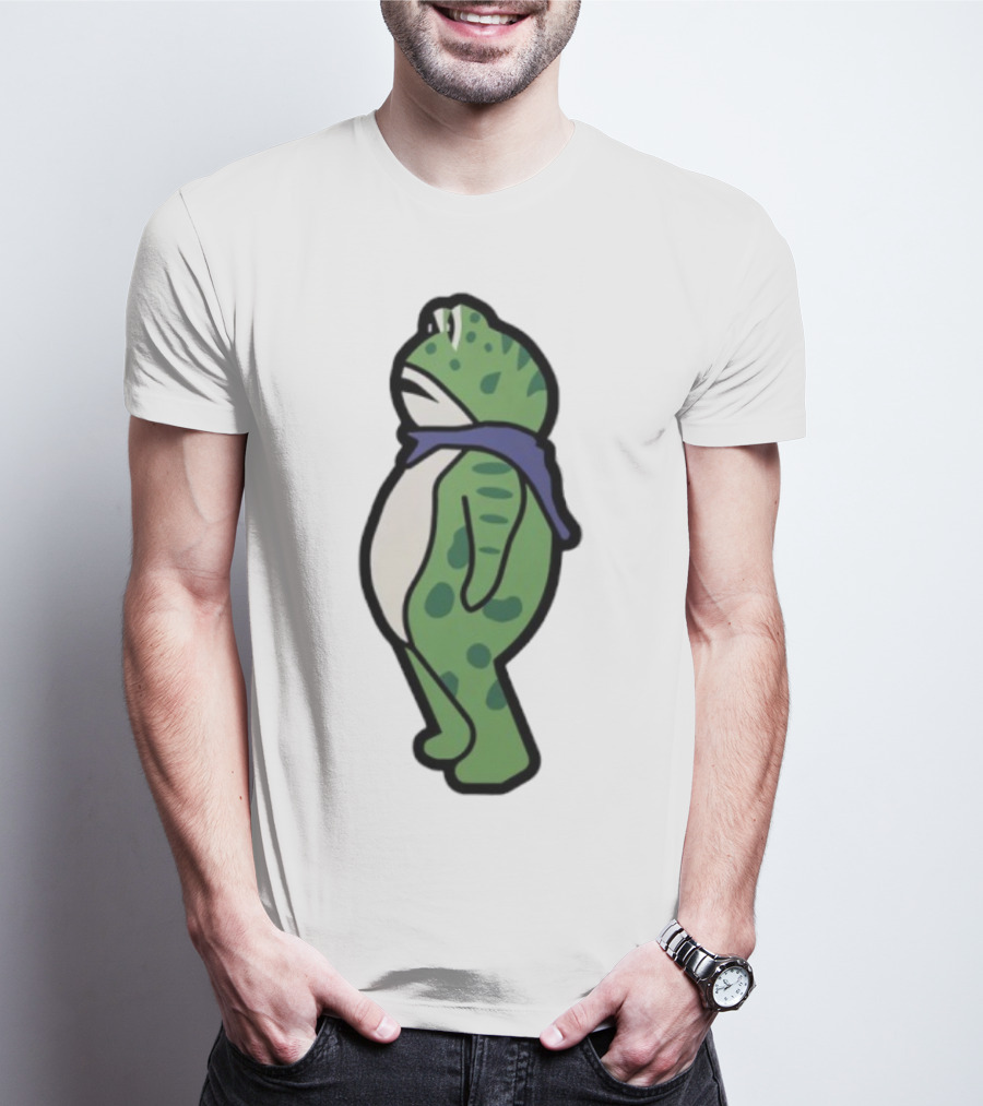 Portland Frog Protester Retro Funny Scarf T-Shirt