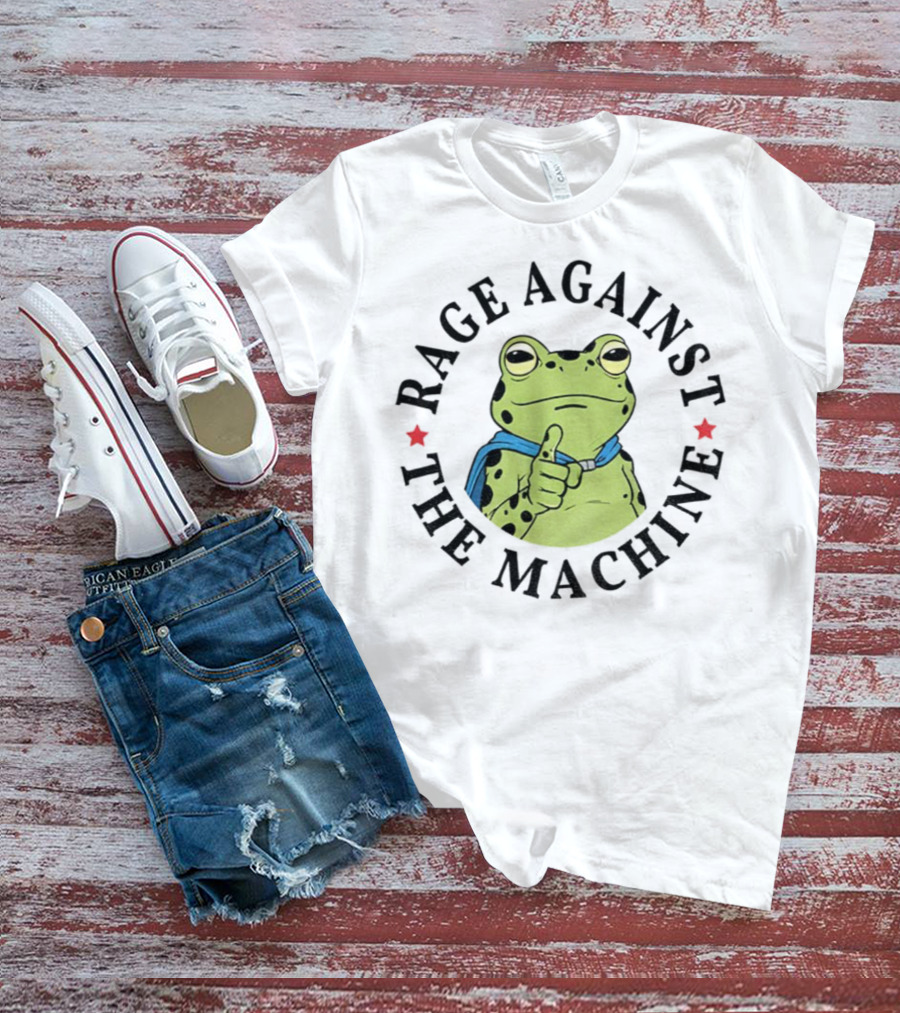Rage Against The Machine Portland Frog Anti Trump T-Shirt