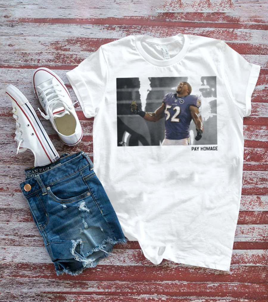 Ray Lewis Baltimore Ravens Legendary Passion NFL 52 T-Shirt
