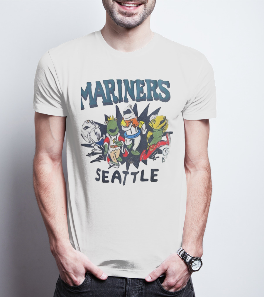 Mariners Seattle Salmon Run New Mascots T-Shirt